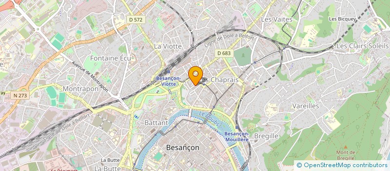 localisation de l'entreprise 3ARANCIA  BESANCON