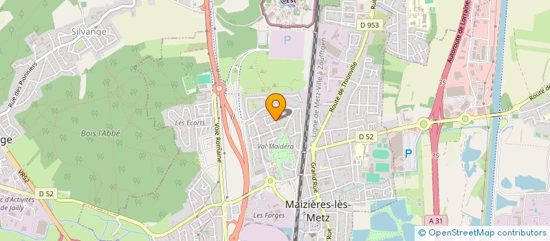 localisation de l'entreprise 3AS CONSTRUCTION  MAIZIERES-LES-METZ