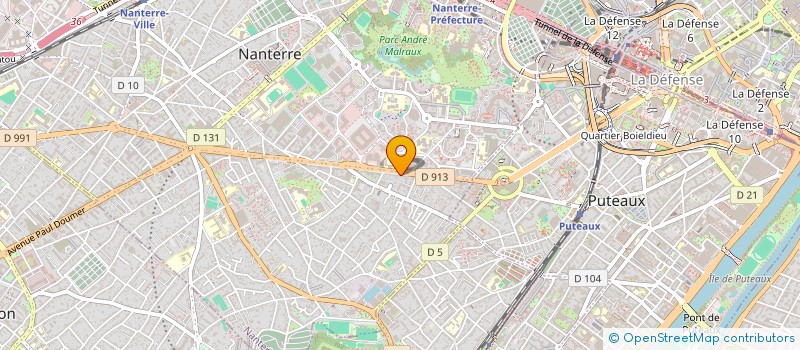 localisation de l'entreprise 3AS IMMOBILIER  NANTERRE