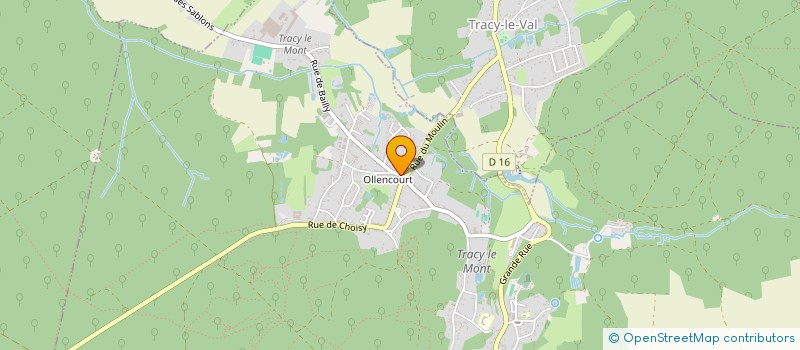 localisation de l'entreprise 3ASERVICES  TRACY-LE-MONT