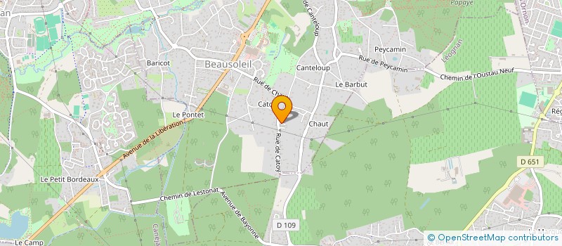 localisation de l'entreprise 3AST  GRADIGNAN