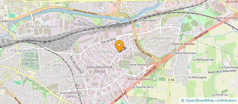 localisation de l'entreprise 3AXES FREEDOM à CESSON-SEVIGNE