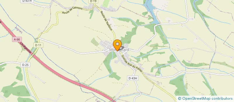 localisation de l'entreprise 3B  SAINT-LEON