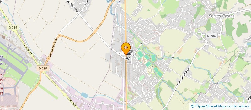 localisation de l'entreprise 3B à SERRES-CASTET