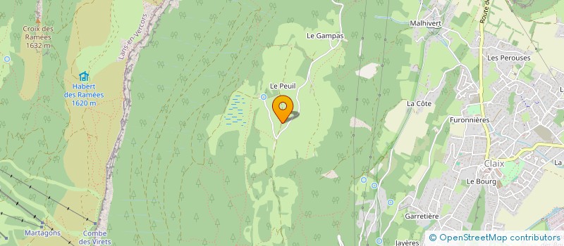 localisation de l'entreprise 3B  CLAIX