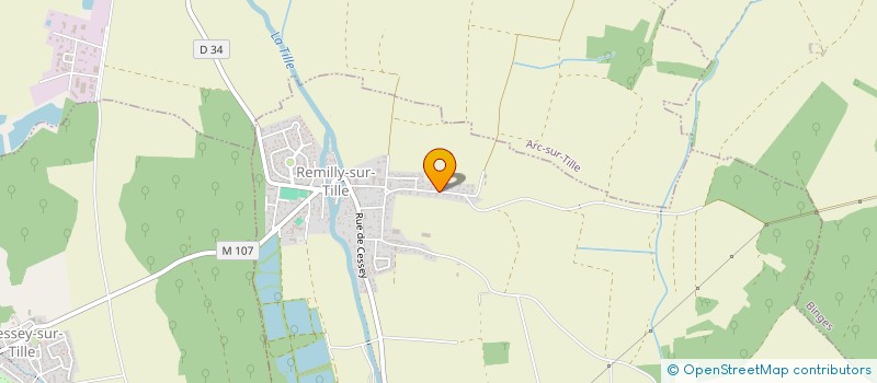 localisation de l'entreprise 3B  REMILLY-SUR-TILLE