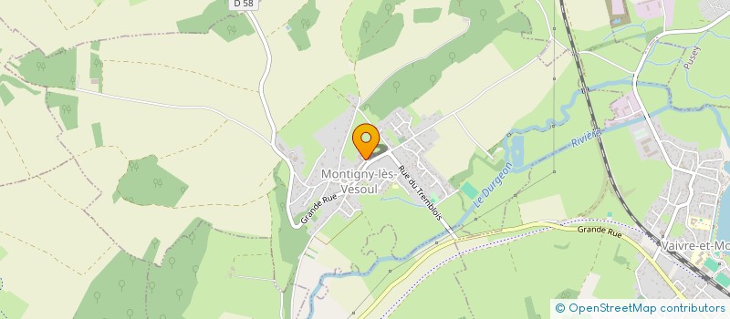 localisation de l'entreprise 3B  MONTIGNY-LES-VESOUL