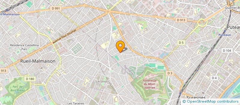 localisation de l'entreprise 3B  NANTERRE