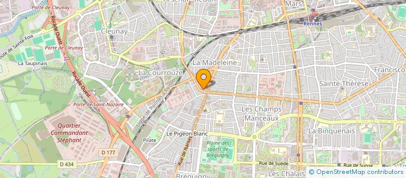 localisation de l'entreprise 3B  SAINT-JACQUES-DE-LA-LANDE