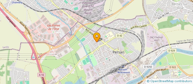 localisation de l'entreprise 3B  PERSAN