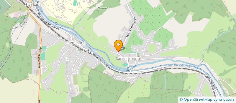 localisation de l'entreprise 3B  SARREINSMING