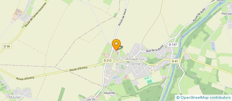 localisation de l'entreprise 3B  AMAYE-SUR-ORNE