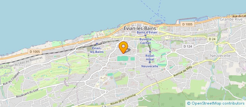 localisation de l'entreprise 3B  EVIAN-LES-BAINS