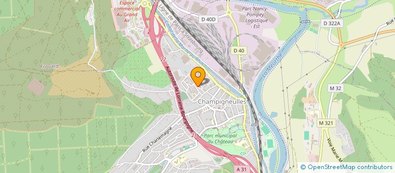 localisation de l'entreprise 3B  NANCY