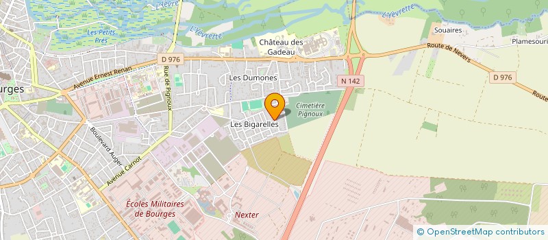 localisation de l'entreprise 3B  BOURGES