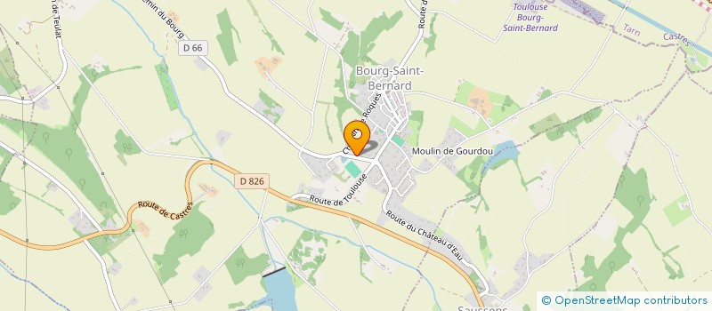 localisation de l'entreprise 3B  BOURG-SAINT-BERNARD