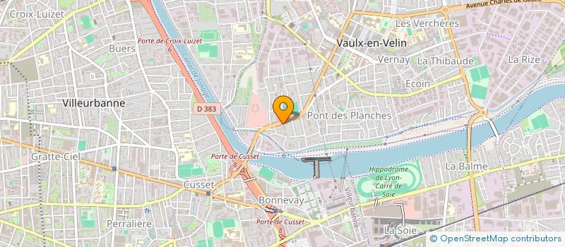 localisation de l'entreprise 3B.AUTO à VAULX-EN-VELIN