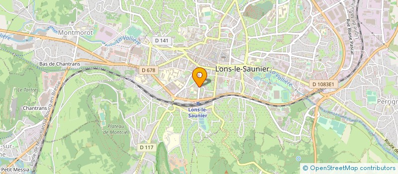 localisation de l'entreprise 3B CHARPENTES METALLIQUES à LONS-LE-SAUNIER