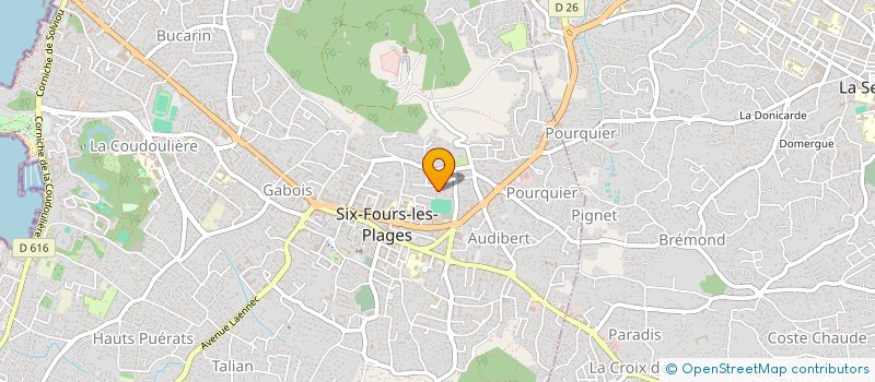 localisation de l'entreprise 3B COM à SIX-FOURS-LES-PLAGES