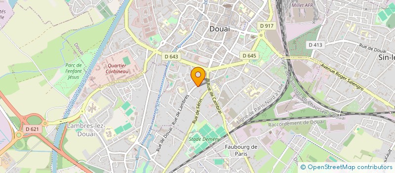 localisation de l'entreprise 3B COMPAGNIE  DOUAI