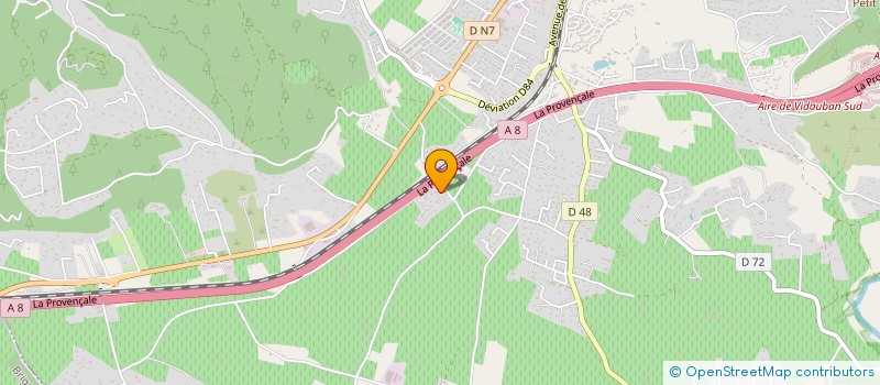 localisation de l'entreprise 3B CONSTRUCTION  VIDAUBAN