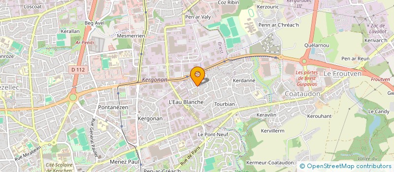 localisation de l'entreprise 3B ETANCHEITE  GUIPAVAS