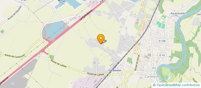 localisation de l'entreprise 3B EXPERTISES à CARBONNE