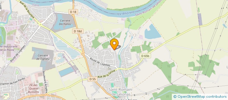 localisation de l'entreprise 3B HOLDING  SAINT-ROMAIN-DE-JALIONAS