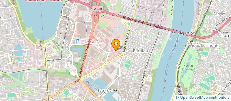 localisation de l'entreprise 3B IMMOBILIER  BORDEAUX