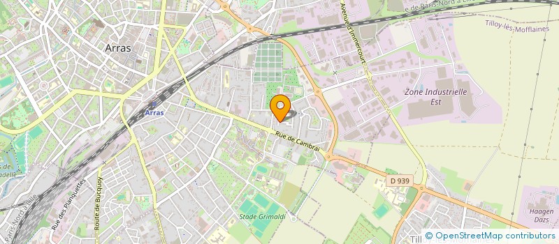localisation de l'entreprise 3B INGENIERIE à ARRAS