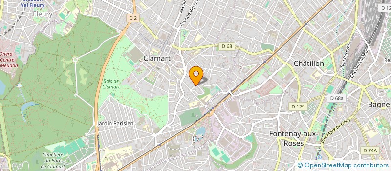 localisation de l'entreprise 3B INVEST à CLAMART