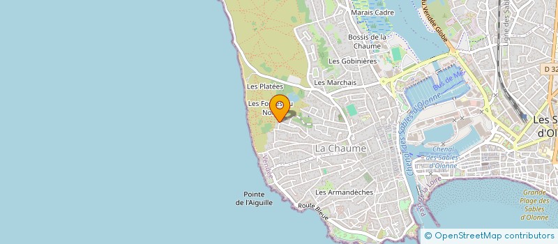 localisation de l'entreprise 3B INVESTIMMO à LES SABLES D'OLONNE