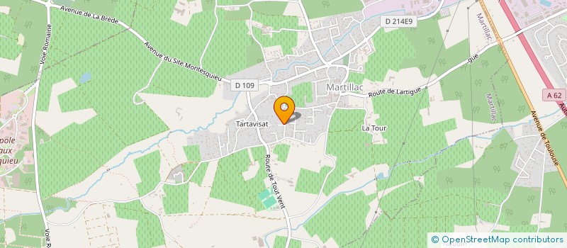 localisation de l'entreprise 3B-JC  MARTILLAC