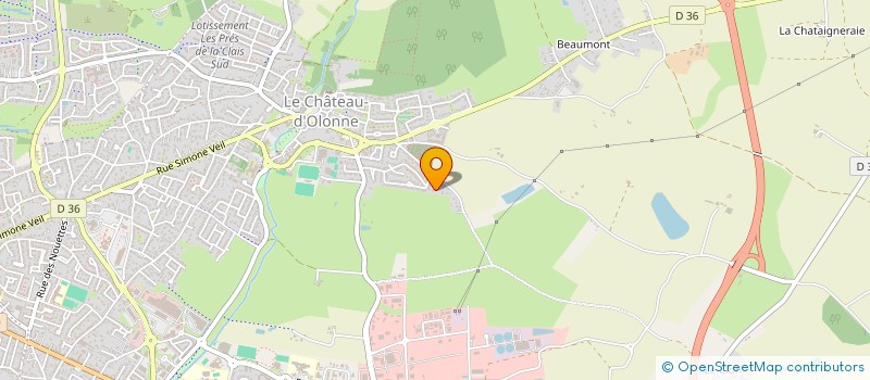 localisation de l'entreprise 3B LOCIMMO à LES SABLES-D'OLONNE