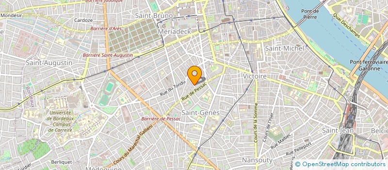 localisation de l'entreprise 3B MEDIAS  BORDEAUX