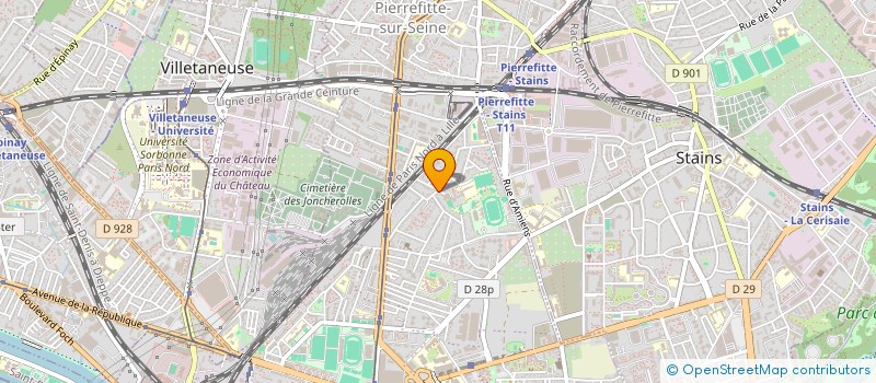 localisation de l'entreprise 3B SPORTS à PIERREFITTE-SUR-SEINE