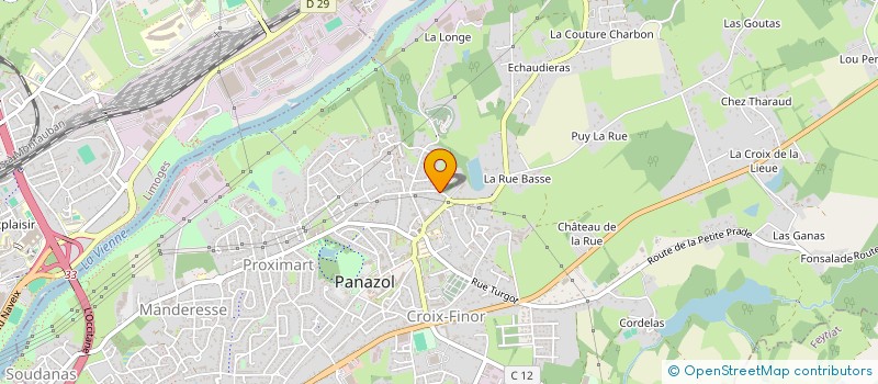 localisation de l'entreprise 3B1D à PANAZOL