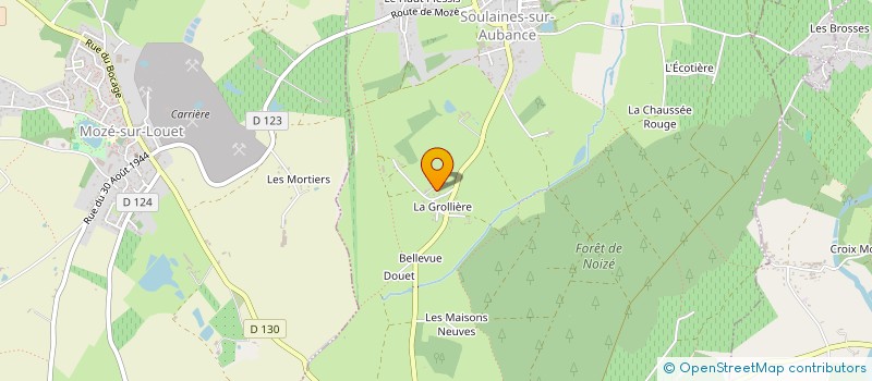 localisation de l'entreprise 3B2R-HMBLB  SOULAINES-SUR-AUBANCE