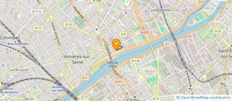 localisation de l'entreprise 3B3L à ASNIERES-SUR-SEINE