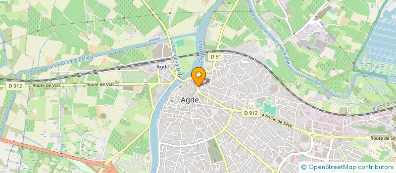 localisation de l'entreprise 3BB  AGDE