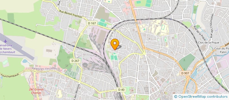 localisation de l'entreprise 3BCC à NEVERS