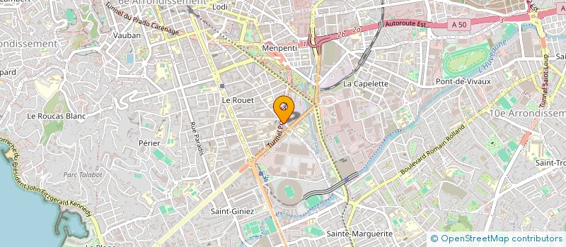 localisation de l'entreprise 3BDFT  MARSEILLE