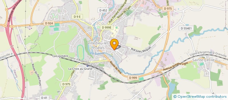 localisation de l'entreprise 3BELLS  VILLEDIEU-LES-POELES-ROUFFIGNY