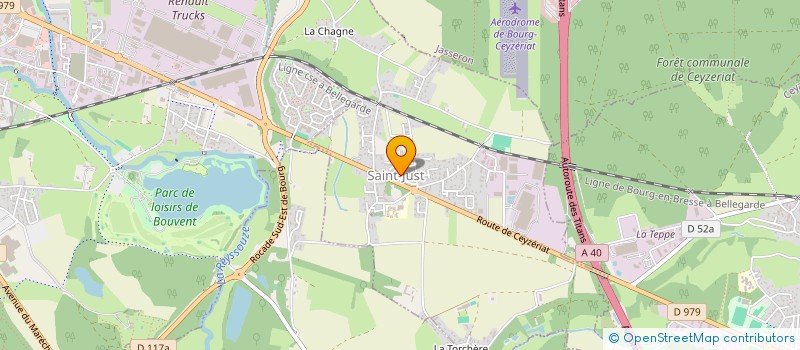 localisation de l'entreprise 3BETEC IMMO à BOURG-EN-BRESSE