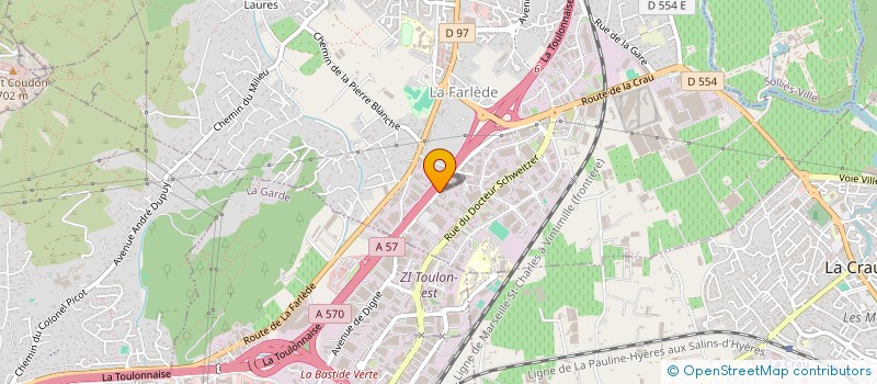 localisation de l'entreprise 3BF  LA FARLEDE