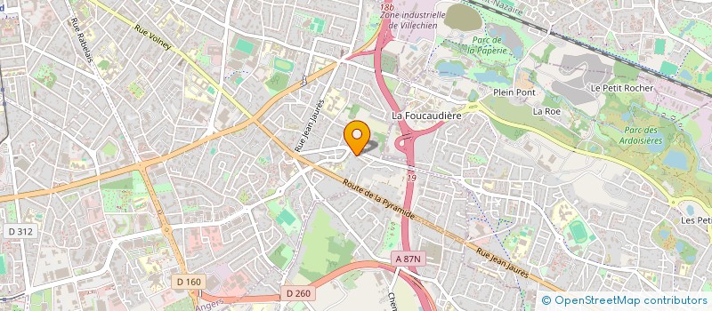 localisation de l'entreprise 3BG à ANGERS