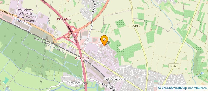 localisation de l'entreprise 3BH HOLDING  BRUMATH