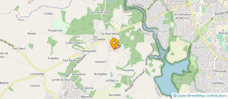 localisation de l'entreprise 3BI à VANNES