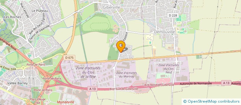 localisation de l'entreprise 3BION à GIBERVILLE