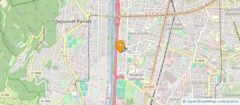 localisation de l'entreprise 3BIS  GRENOBLE